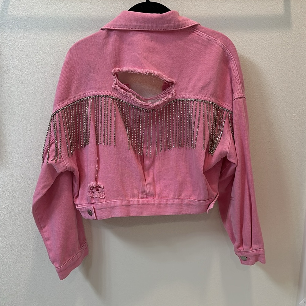 Veveret denim jacket size small